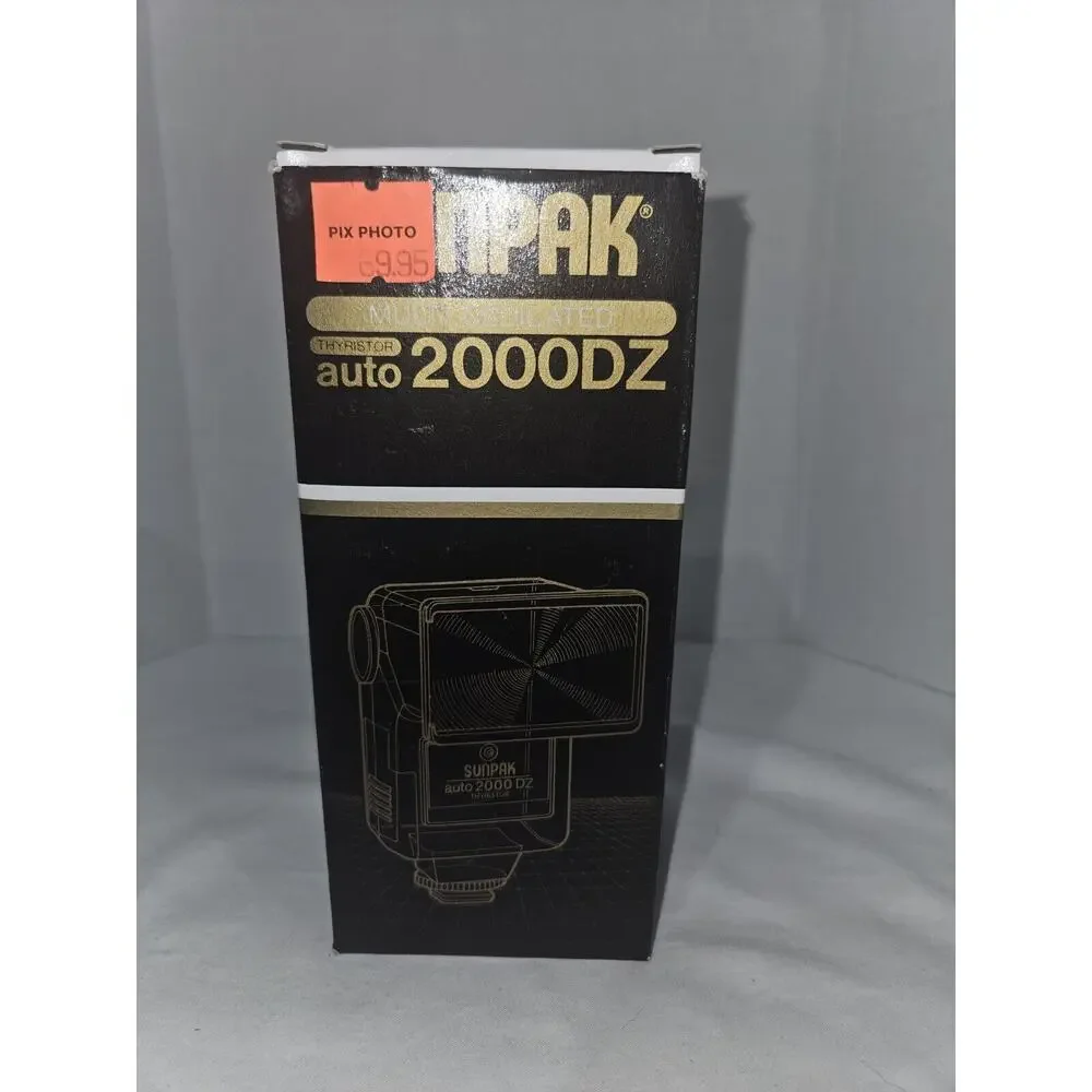 SUNPAK Auto 2000DZ Electronic Flash Unit Thyristor Multidedicated